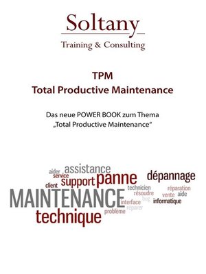 cover image of TPM--Total Productive Maintenance